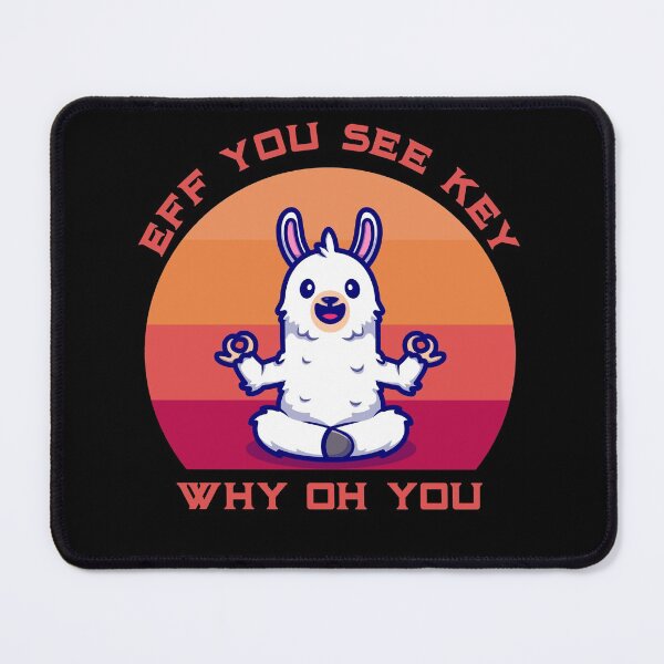 Item preview, Eff You See Kay Why Oh You llama Retro Vintage designed and sold by Zeus-Studio.