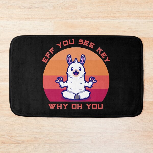 Item preview, Eff You See Kay Why Oh You llama Retro Vintage designed and sold by Zeus-Studio.