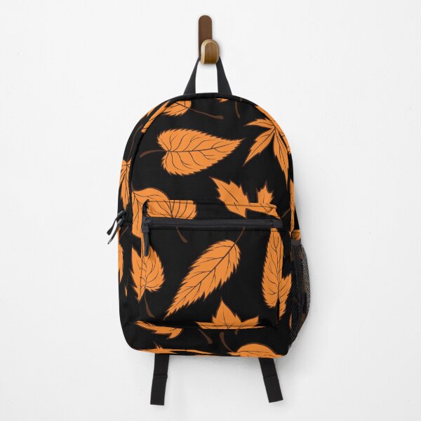 Item preview, Vibrant Fall Autumn Pattern- Bright Orange Leaves, Fall Botanical Leaves Print designed and sold by silviaol.