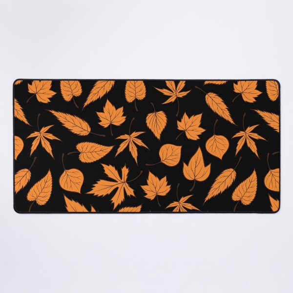 Item preview, Vibrant Fall Autumn Pattern- Bright Orange Leaves, Fall Botanical Leaves Print designed and sold by silviaol.