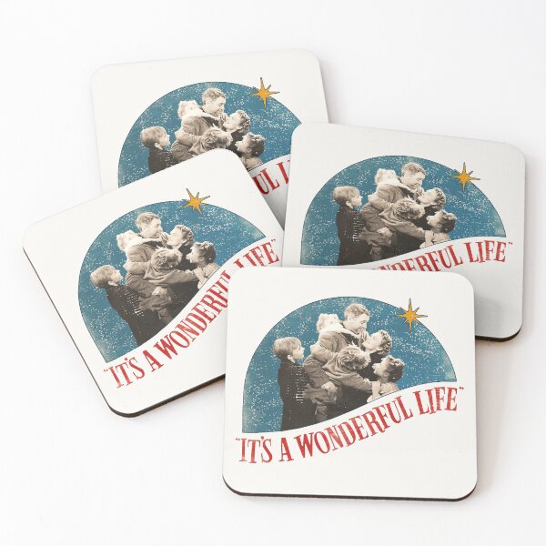Item preview, It's a Wonderful Life Distressed Classic Christmas designed and sold by acquiesce13.