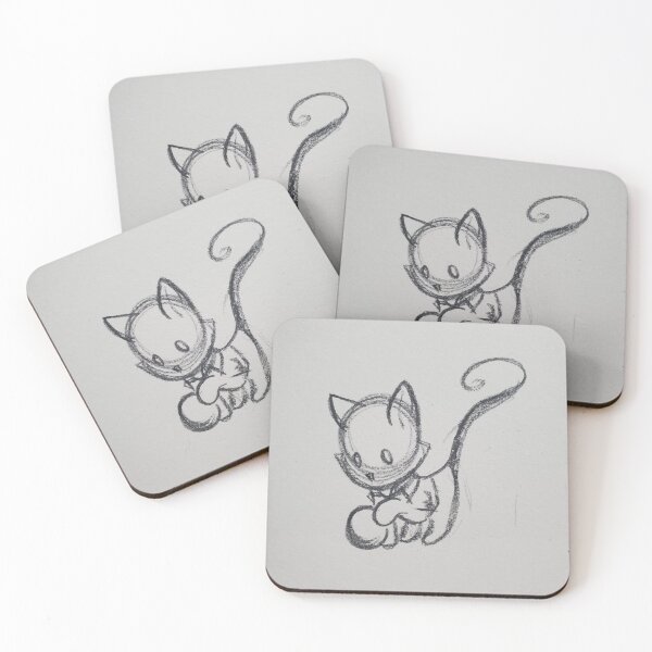 Item preview, Cat charcoal sketch designed and sold by MarckRivers.