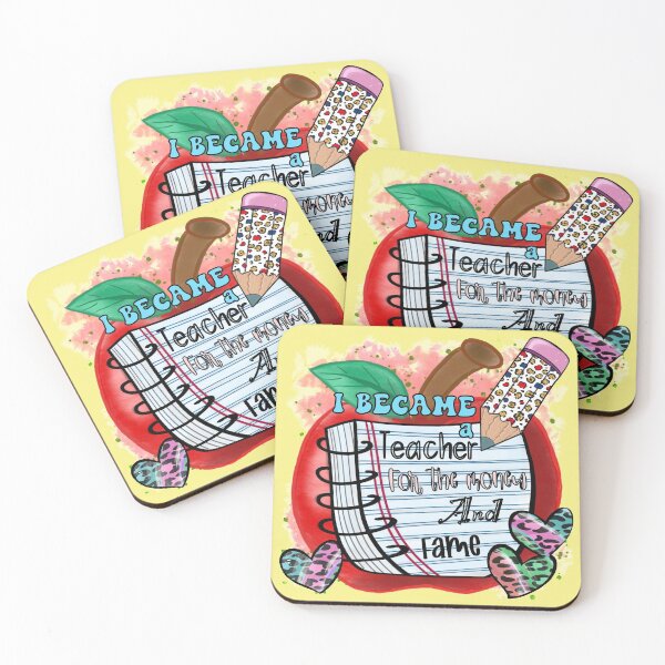 Item preview, I Became a Teacher For The Money And Fame designed and sold by dalypdesign.