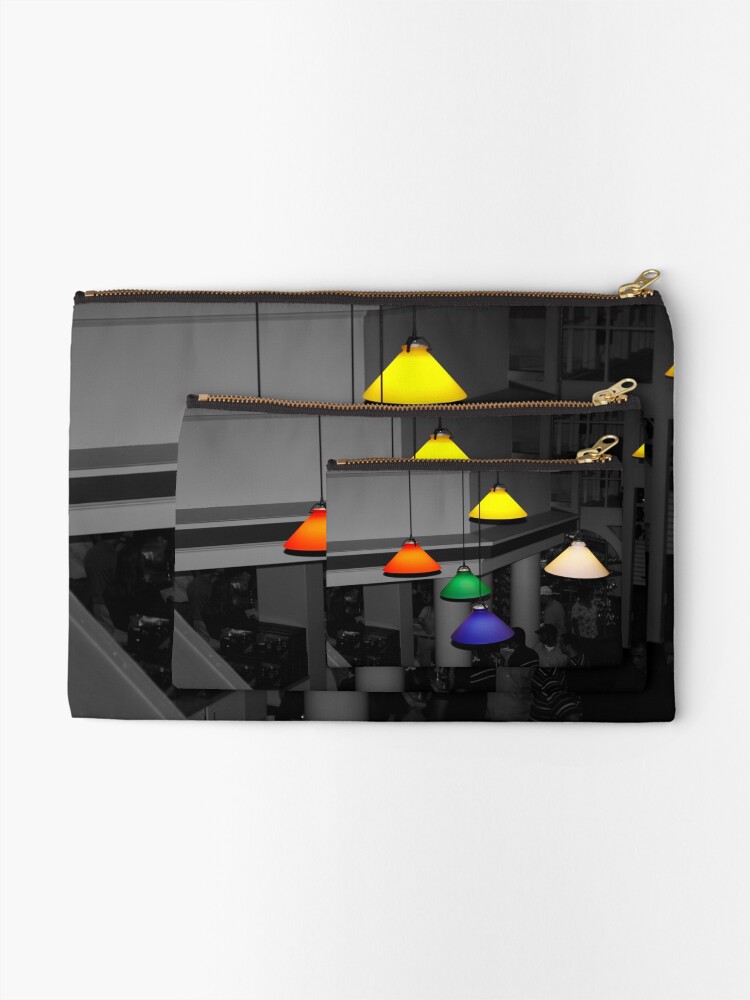Thumbnail 2 of 4, Zipper Pouch, Colorful Lights designed and sold by BigD.