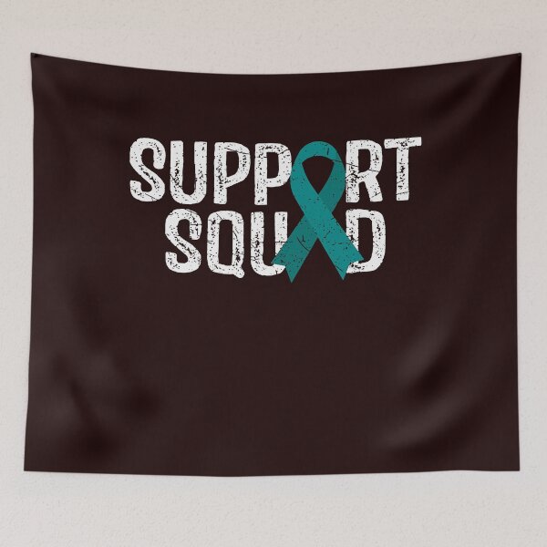 Item preview, Support Squad Ovarian Cancer Awareness designed and sold by TheHumbleLemon.