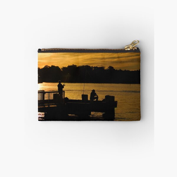 Item preview, Fishing at sunset - Noosa River designed and sold by Jaxybelle.