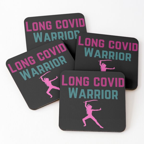 Item preview, Long Covid Warrior Pink Warrior Woman designed and sold by Popciety.