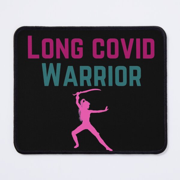 Item preview, Long Covid Warrior Pink Warrior Woman designed and sold by Popciety.