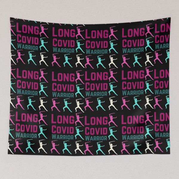 Item preview, Long Covid Warrior Pink Warrior Woman designed and sold by Popciety.