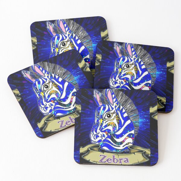 Item preview, espdzines Blue Celestial Zebra  designed and sold by EspDzines.