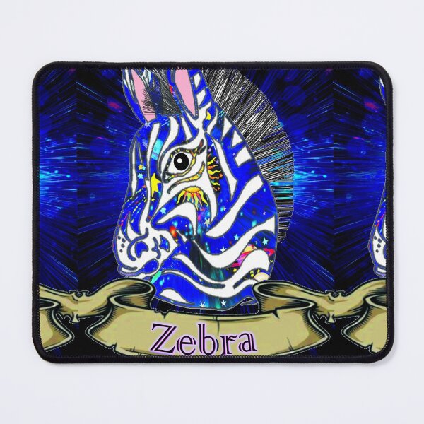 Item preview, espdzines Blue Celestial Zebra  designed and sold by EspDzines.
