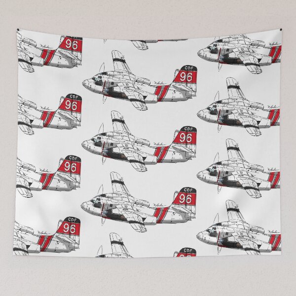 Item preview, Cal Fire 96 Grumman S-2 Tracker designed and sold by Michael Garber.