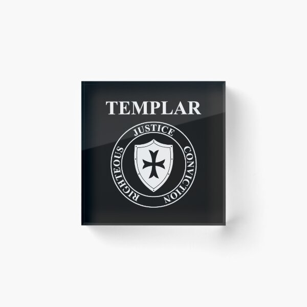 Item preview, Templar Virtues of the Knights Templar Shield designed and sold by Agema Apparel.