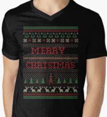 merry christmas Men's V-Neck T-Shirt