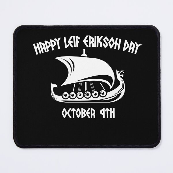 Item preview, Happy Leif Erikson Day Vikings designed and sold by RoguePixel.
