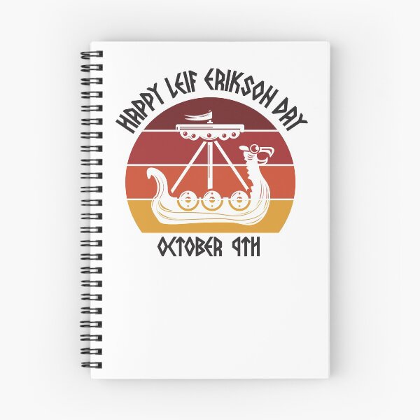 Item preview, Happy Leif Erikson Day Vikings Sunset designed and sold by RoguePixel.