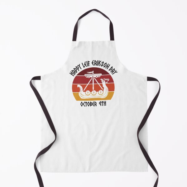 Item preview, Happy Leif Erikson Day Vikings Sunset designed and sold by RoguePixel.