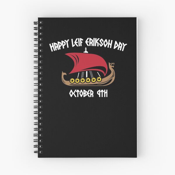 Item preview, Happy Leif Erikson Day Vikings designed and sold by RoguePixel.