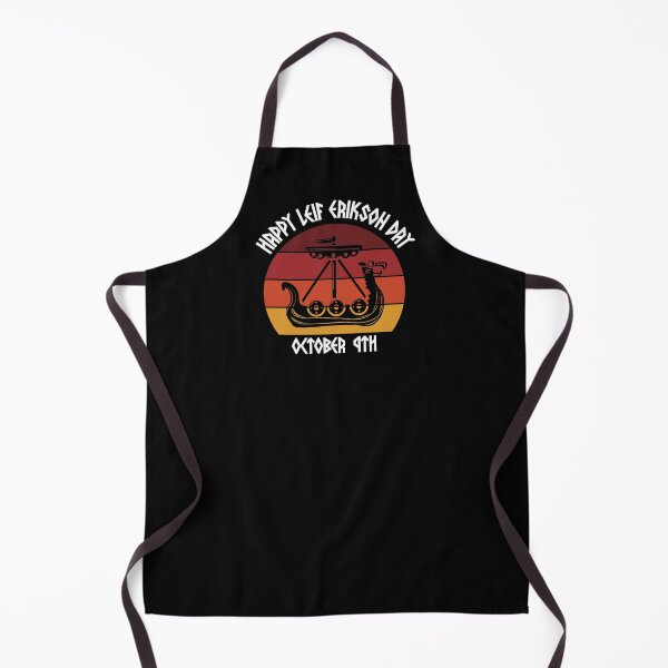 Item preview, Happy Leif Erikson Day Vikings Sunset designed and sold by RoguePixel.