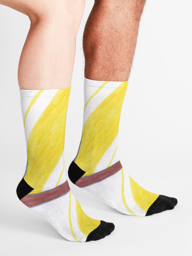 Alternate view of M.I. #20 |☽| Wrecked Window - Pane Pain Socks