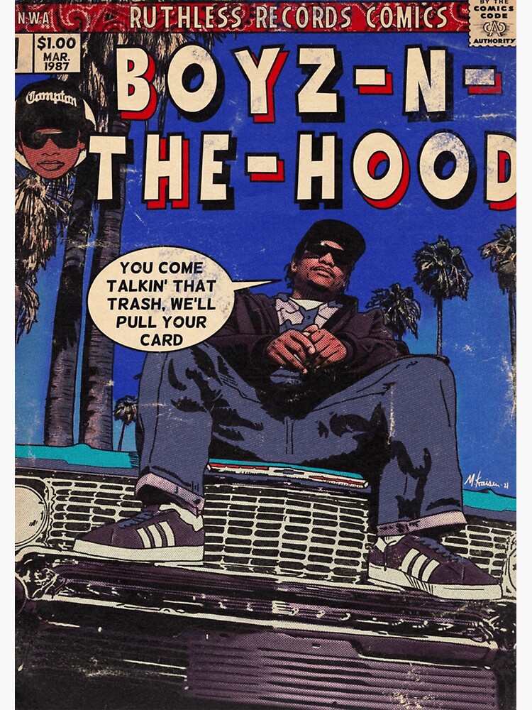 "BoyzNTheHood" Sticker for Sale by shopUyvudss Redbubble