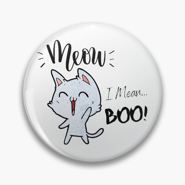 Item preview, Meow I Mean Boo - Funny designed and sold by CreativeMansion.