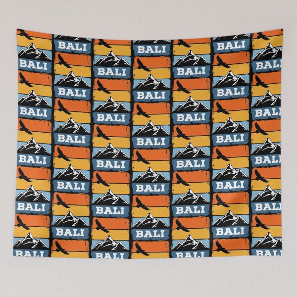 Item preview, Bali Indonesia Vintage Surfing Sunset Souvenir gift designed and sold by Rustic Valley Studio.