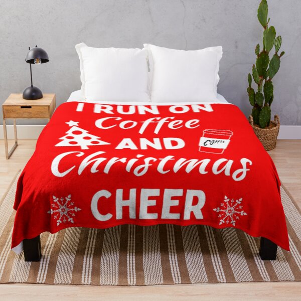 Item preview, I Run On Coffee And Christmas Cheer - Funny Christmas Sayings designed and sold by chetan786.