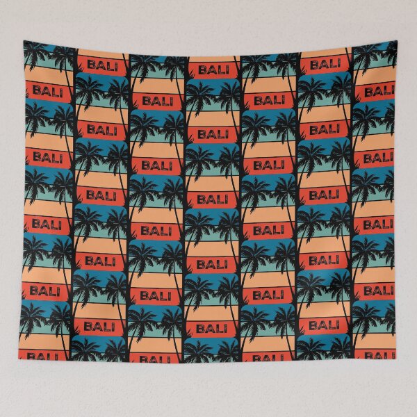 Item preview, Bali Indonesia Vintage Surfing Sunset Souvenir gift designed and sold by Rustic Valley Studio.