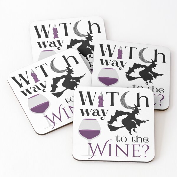 Item preview, Witch Way to the Wine? | Funny Halloween Witch Design designed and sold by MiaDelelai.