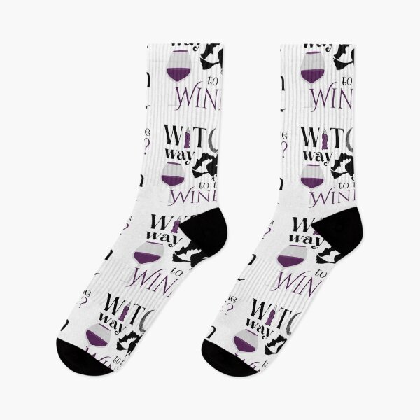 Item preview, Witch Way to the Wine? | Funny Halloween Witch Design designed and sold by MiaDelelai.