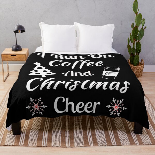 Item preview,  I Run On Coffee And Christmas Cheer - Funny Christmas Sayings designed and sold by chetan786.