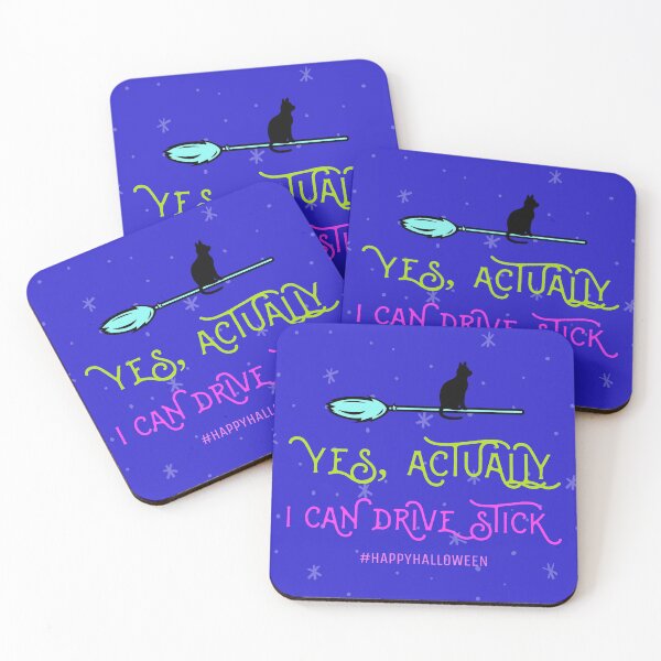 Item preview, Yes, Actually I  Can Drive Stick - just in time for Halloween designed and sold by hardscuffle.