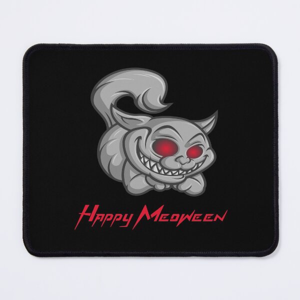 Item preview, Happy Meoween Demonic Chesire Cat Halloween Perfect on t-shirts To stickers designed and sold by LMcDs.