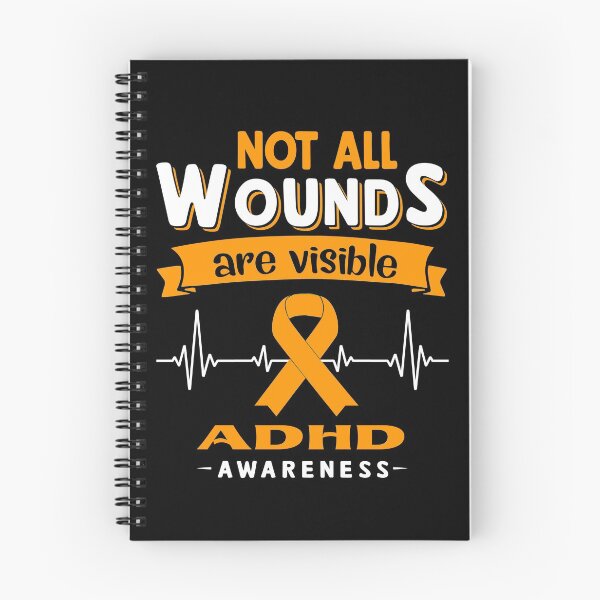 Item preview, ADHD Awareness Not All Wounds Are Visible designed and sold by Victormoratalla.