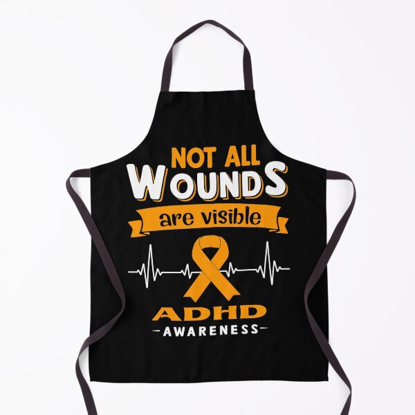 Item preview, ADHD Awareness Not All Wounds Are Visible designed and sold by Victormoratalla.