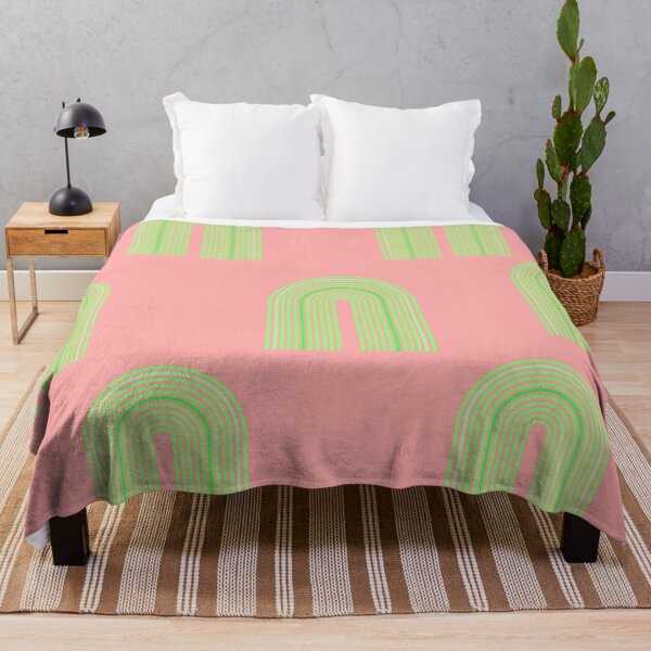 Aperçu de l'œuvre Boho vert avec un fond rose. créée et vendue par ellinnur.