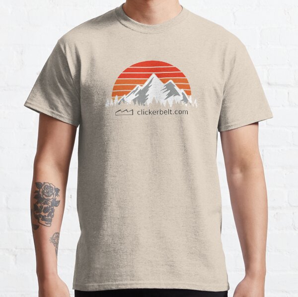 ClickerBelt Retro Mountain Classic T-Shirt