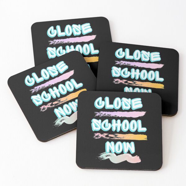 Item preview, Close School NOW 33 Gift Halloween Day, Thanksgiving, Christmas Day designed and sold by HeatherBradfor.