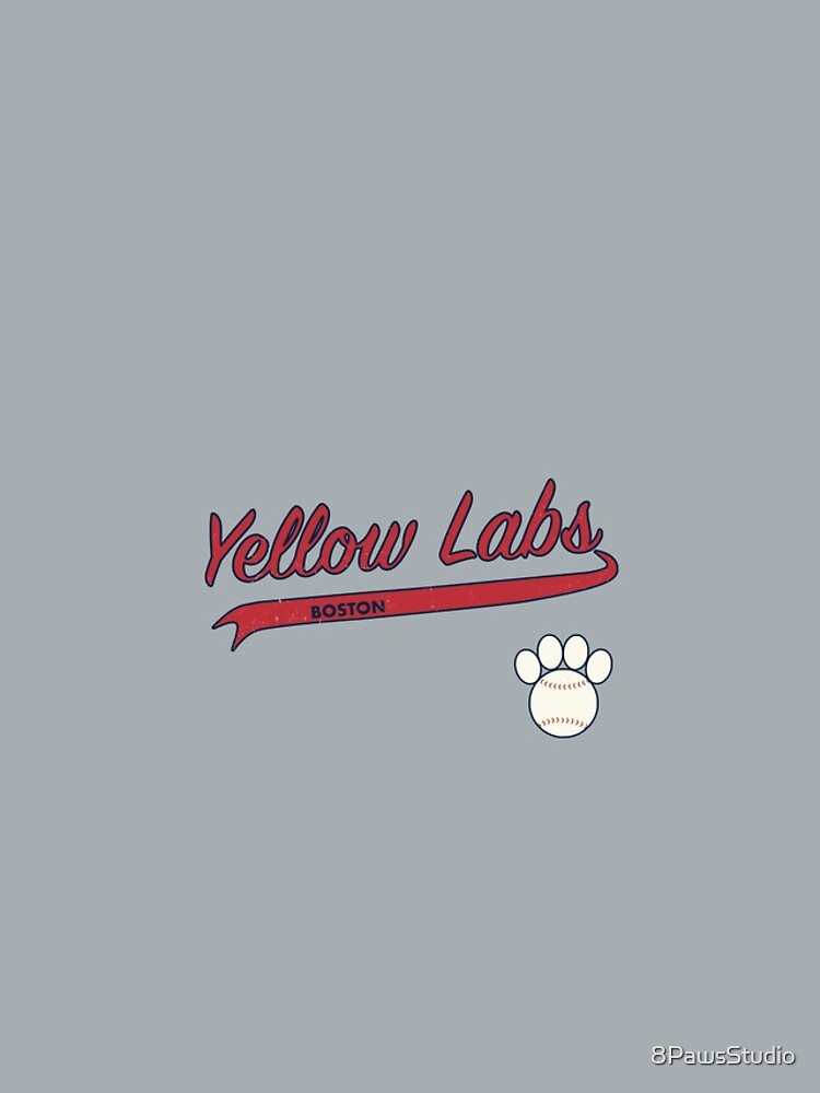 Thumbnail 4 of 4, iPhone Case, Yellow Lab BOSTON Baseball Script designed and sold by 8PawsStudio.