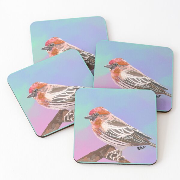 Item preview, Colorful Finch Study designed and sold by Gabrielle Struzik.