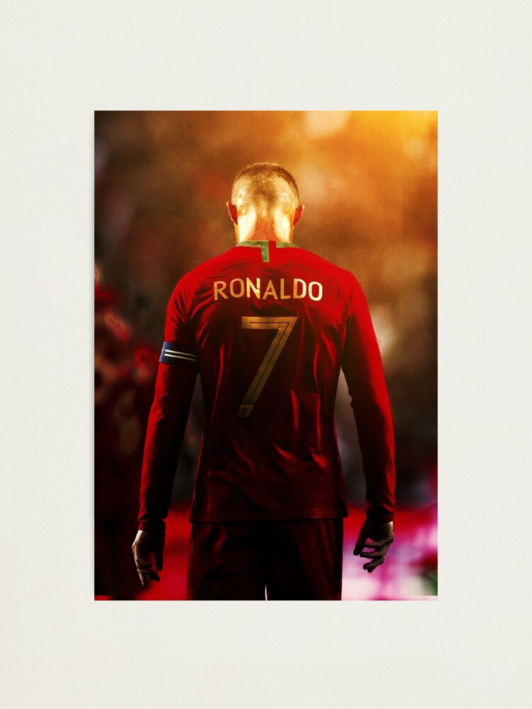 Fotodruck for Sale mit Christiano Ronaldo Portugal Trikot 2023