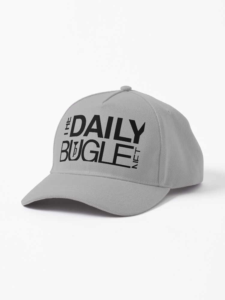 The Daily Bugle Black Cap By Winstongambro Redbubble