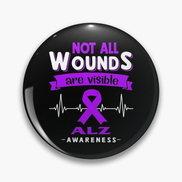 Item preview, ALZ Awareness Not All Wounds Are Visible designed and sold by Victormoratalla.