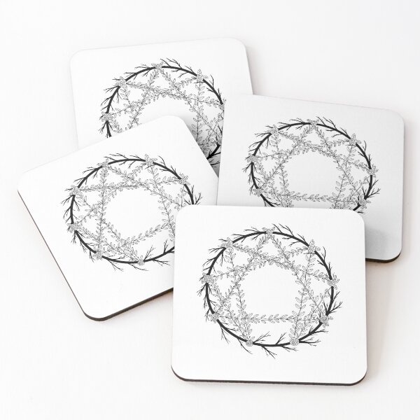 Item preview, Enneagram Circle Flower Boho aesthetic  designed and sold by Makaylie Doody.