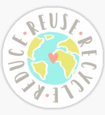 Reduce, reuse, recycle Sticker