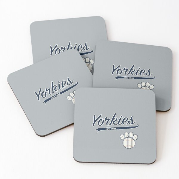 Item preview, Yorkie NEW YORK Baseball Script designed and sold by 8PawsStudio.
