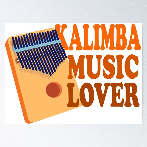 Item preview, Kalimba Music Lover (brown design) designed and sold by GamzMerch.