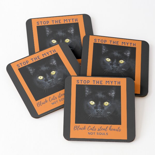 Item preview, Stop the Black Cat Myth designed and sold by PurrfectLuv.
