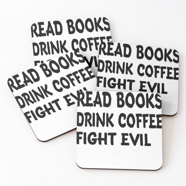 Item preview, Leer libros beber café luchar contra el mal designed and sold by splashdsi.